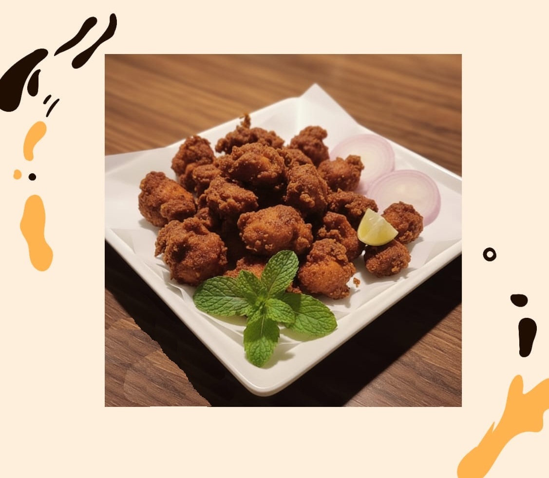 Ragi Chicken Pakoda